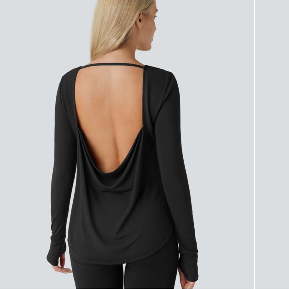 HALARA Black Long Sleeve Top